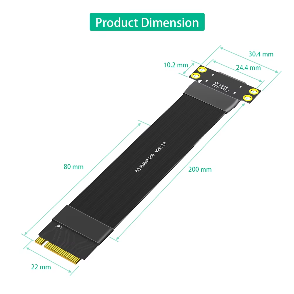 M.2 NVME zu Oculink 4i Verläng – Oculink Egpu Mini Pc Bewertung und Preis